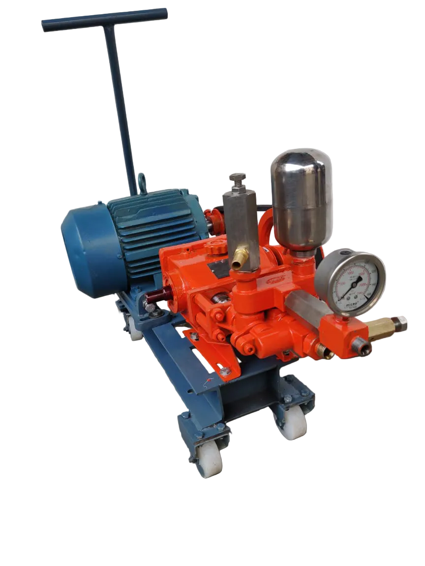 Power Driven Hydro-Test Pumps: Trolley Drive Triplex Plunger Pump, 30 Kg/Cm2 -12 LPM