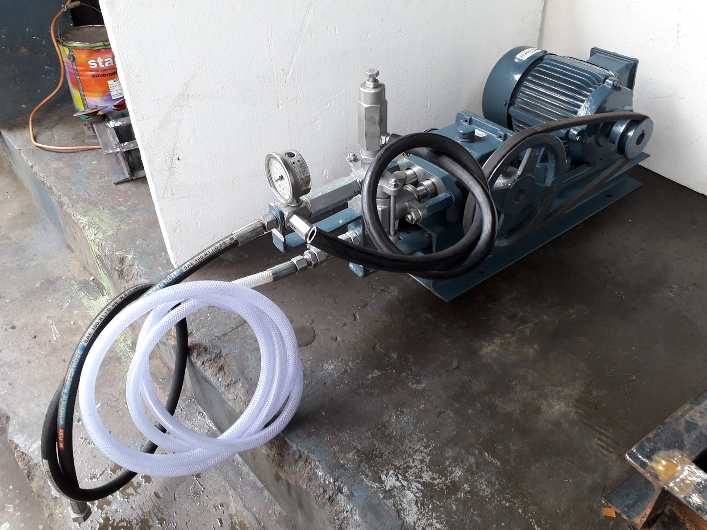 Triplex Plunger Hydro Testing Pumps - 80 Bar