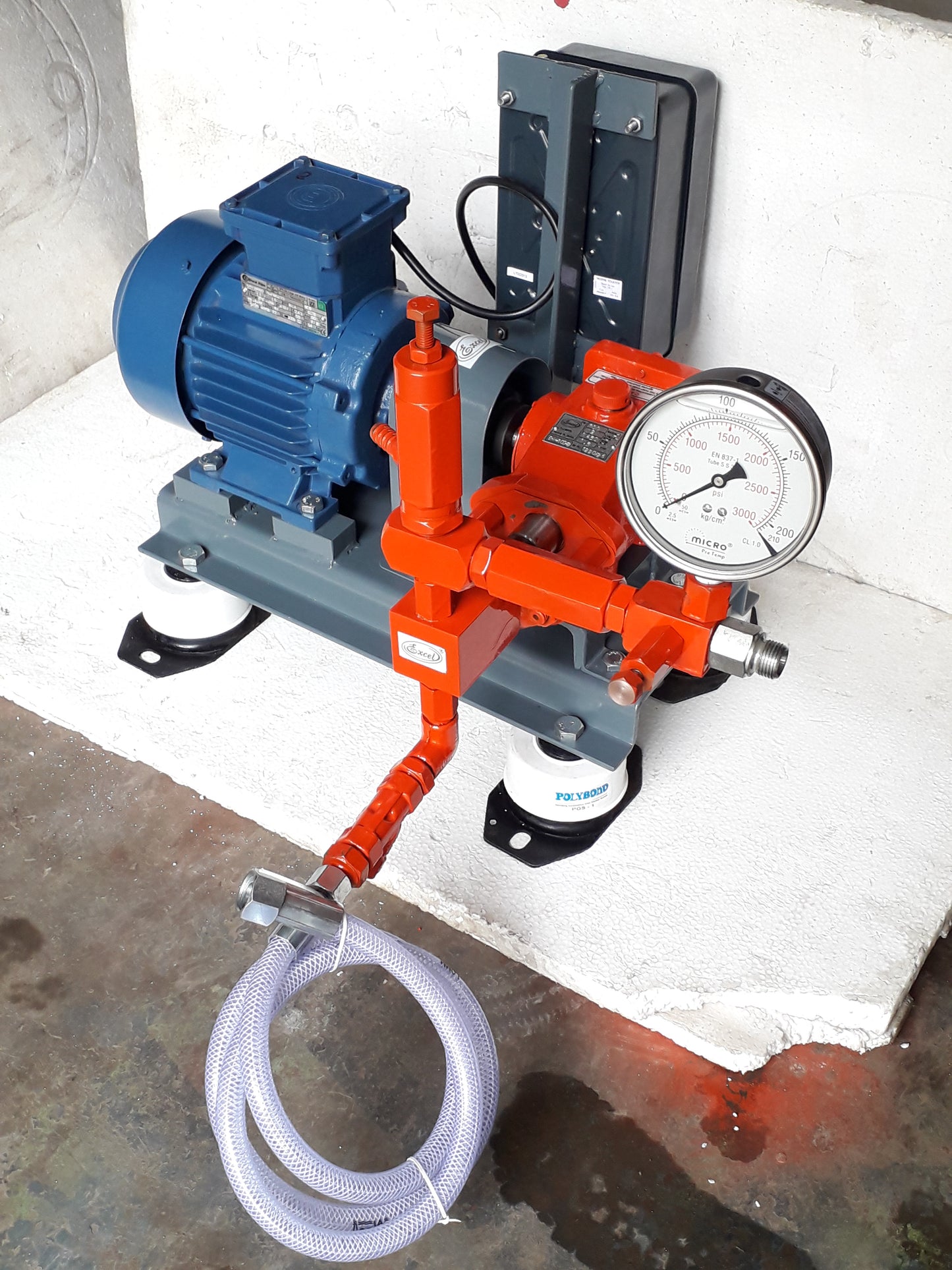 Hydro Testing Pumps - 100 Bar, Couple Drive with Starter