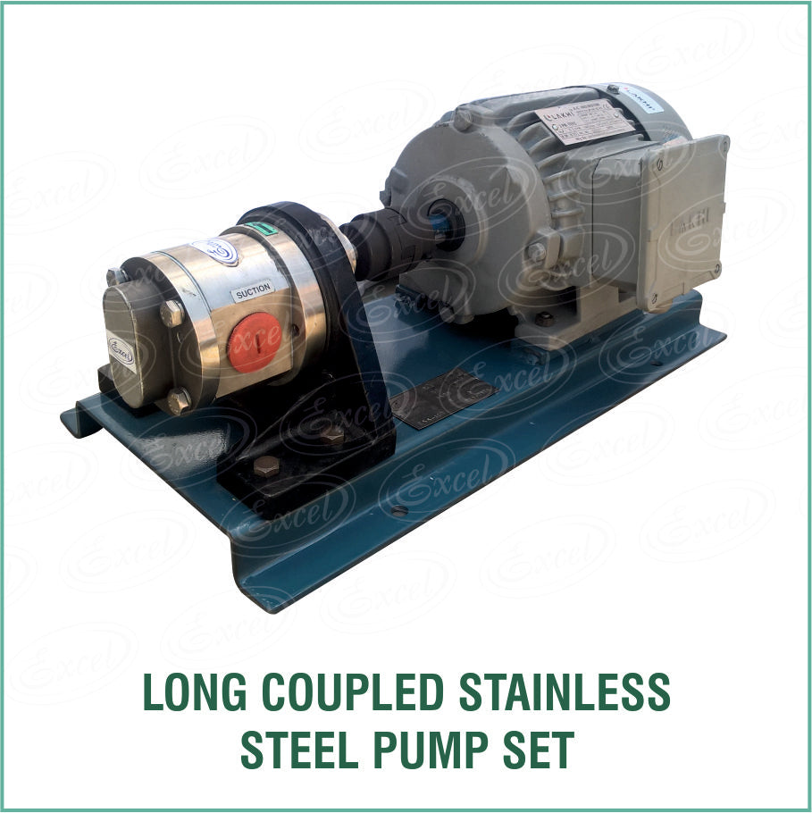 Gear Pump - Stainless Steel - Long Coupled - Screwed End