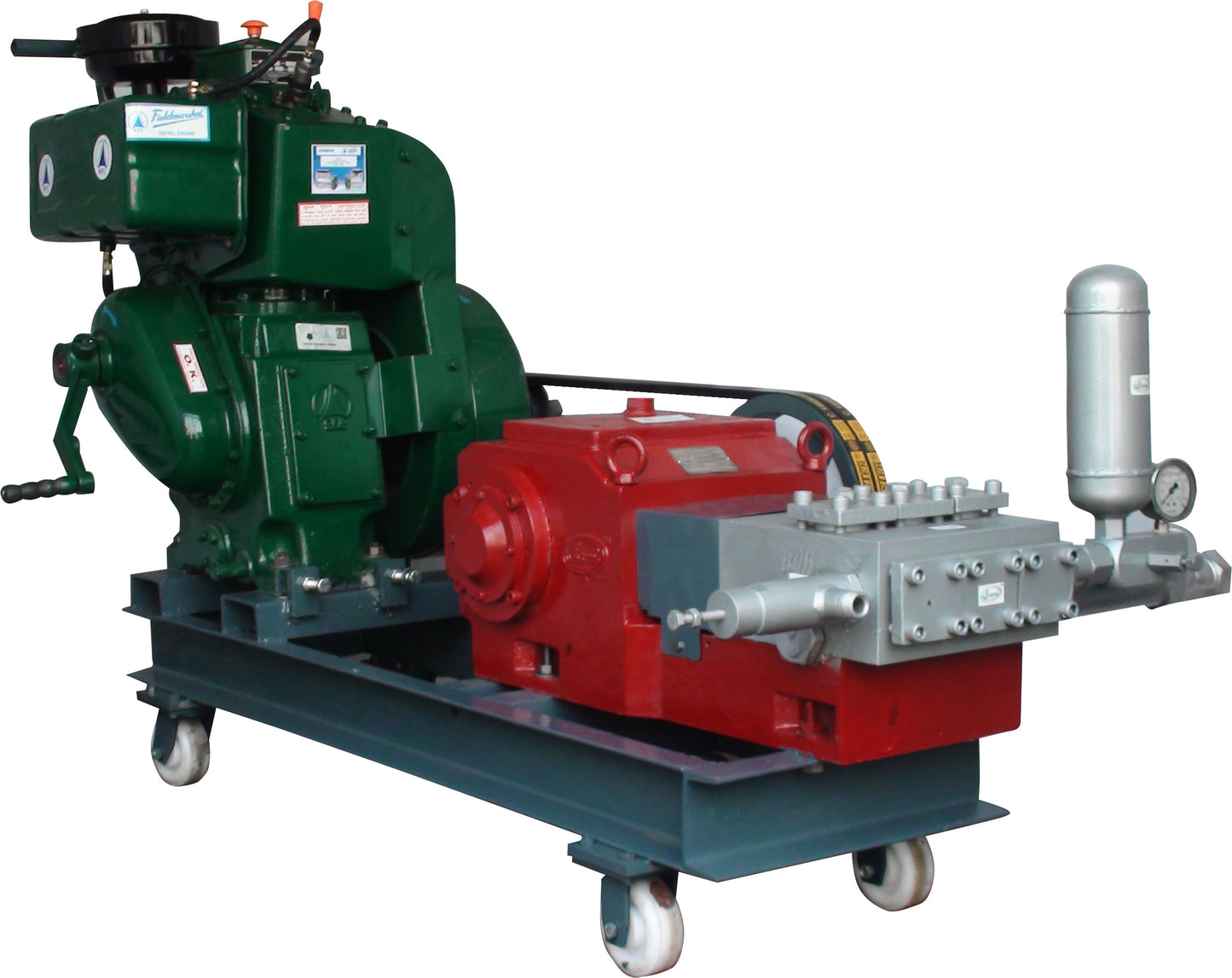 Triplex Plunger Pumps with Diesel Engine
