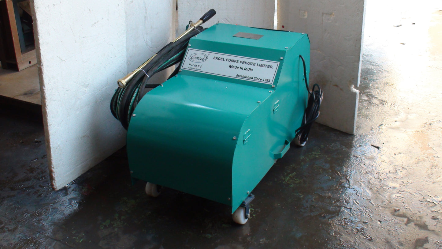 Washing Pump - Triplex with Spray Gun, Canopy and Trolley Wheels