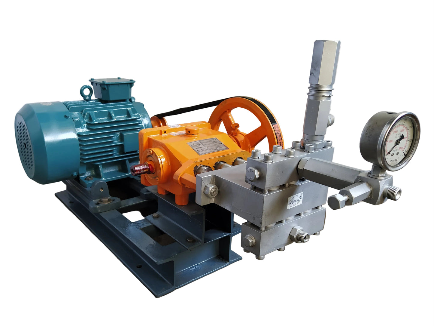 Power Driven Hydro-Test Pumps: Triplex Plunger Pump - 350 Bar