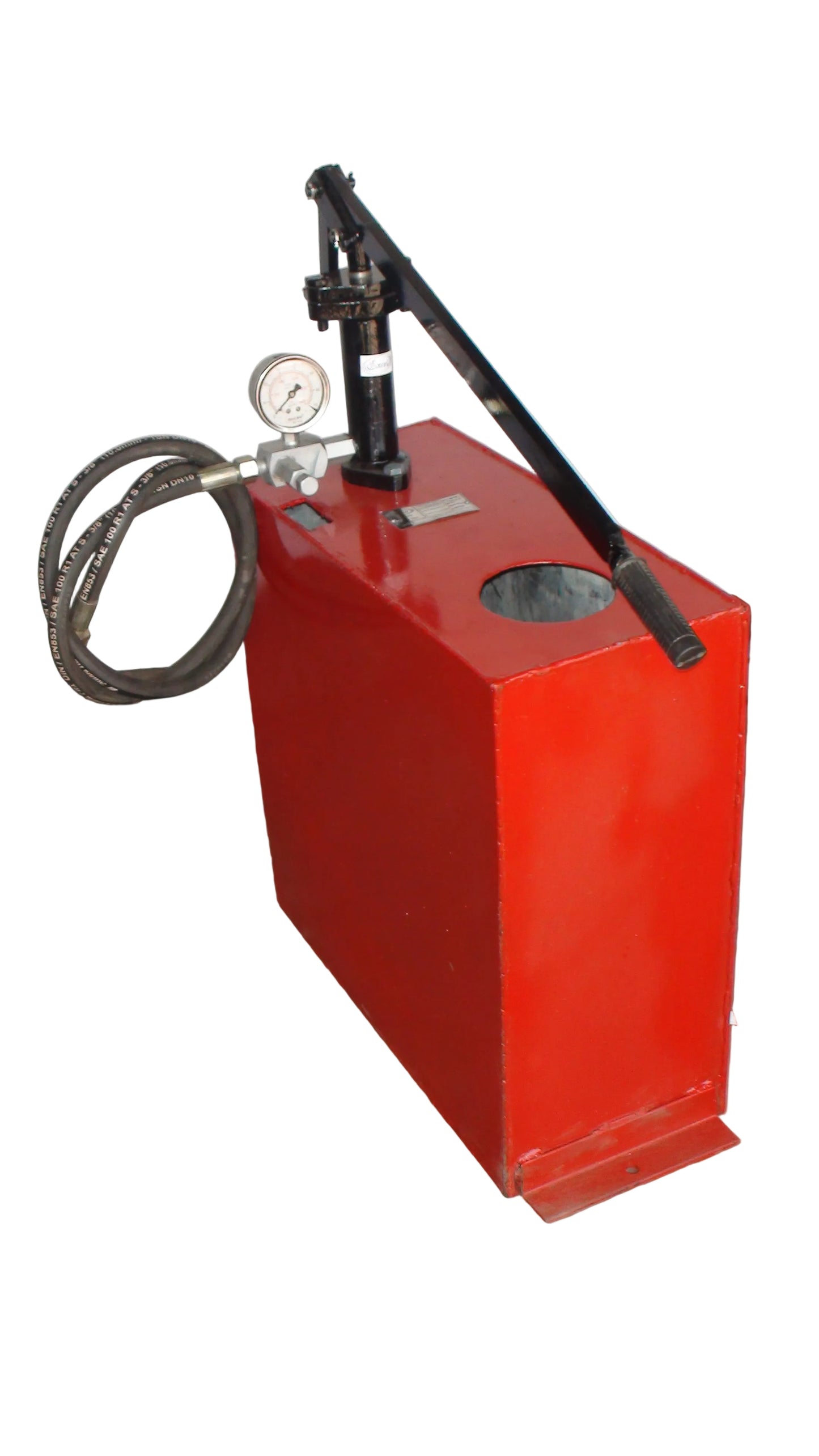 Manual Test Pumps: 50 LTR Suction Tank, 350 Bar to 500 Bar