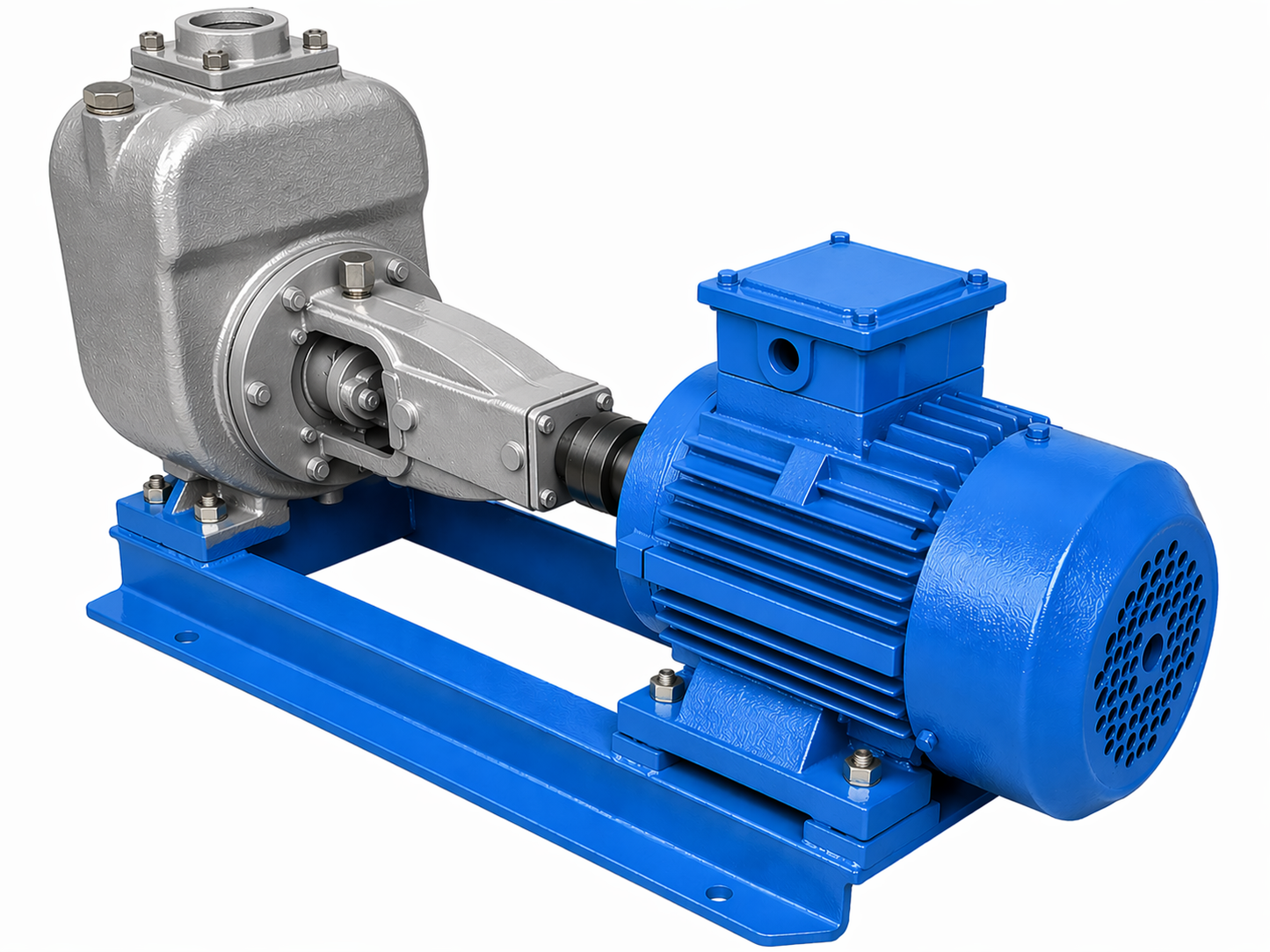 Self Priming Mud Pumps: Stainless Steel, Long Coupled
