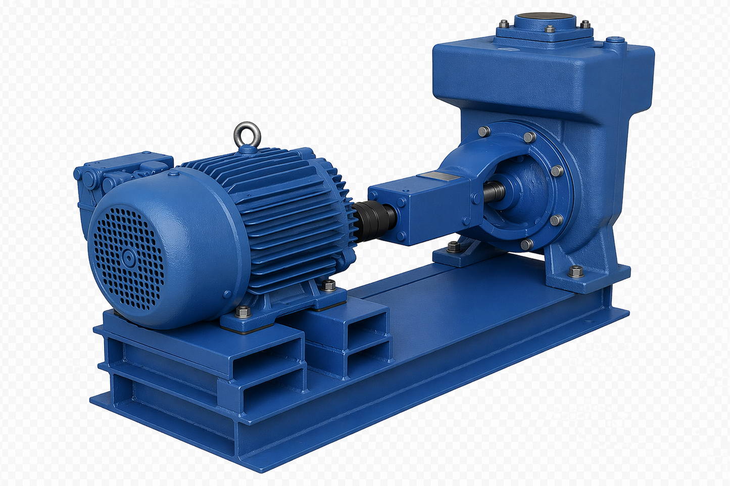 Self-Priming Mud Pumps: Cast Iron, Long Coupled