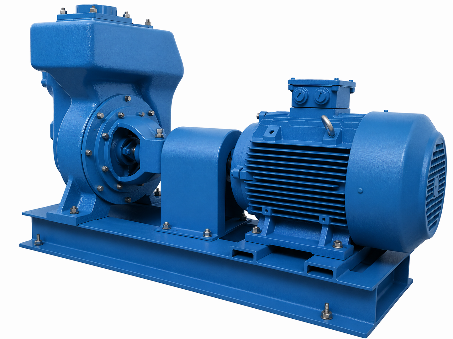 Self-Priming Mud Pumps: Cast Iron, Long Coupled