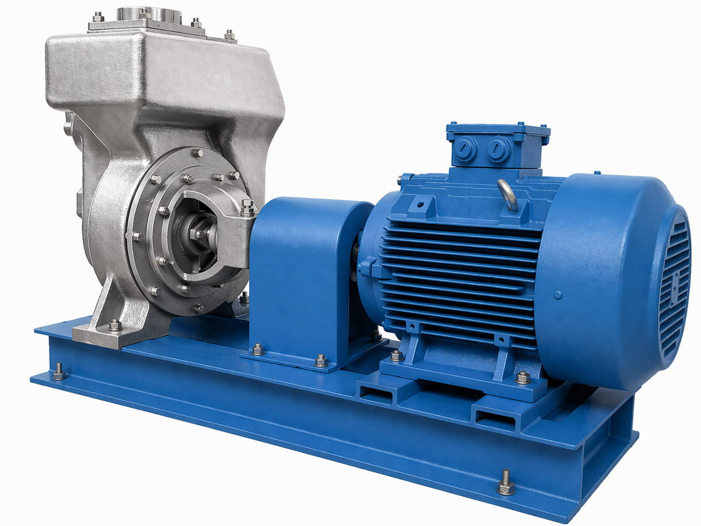 Self Priming Mud Pumps: Stainless Steel, Long Coupled