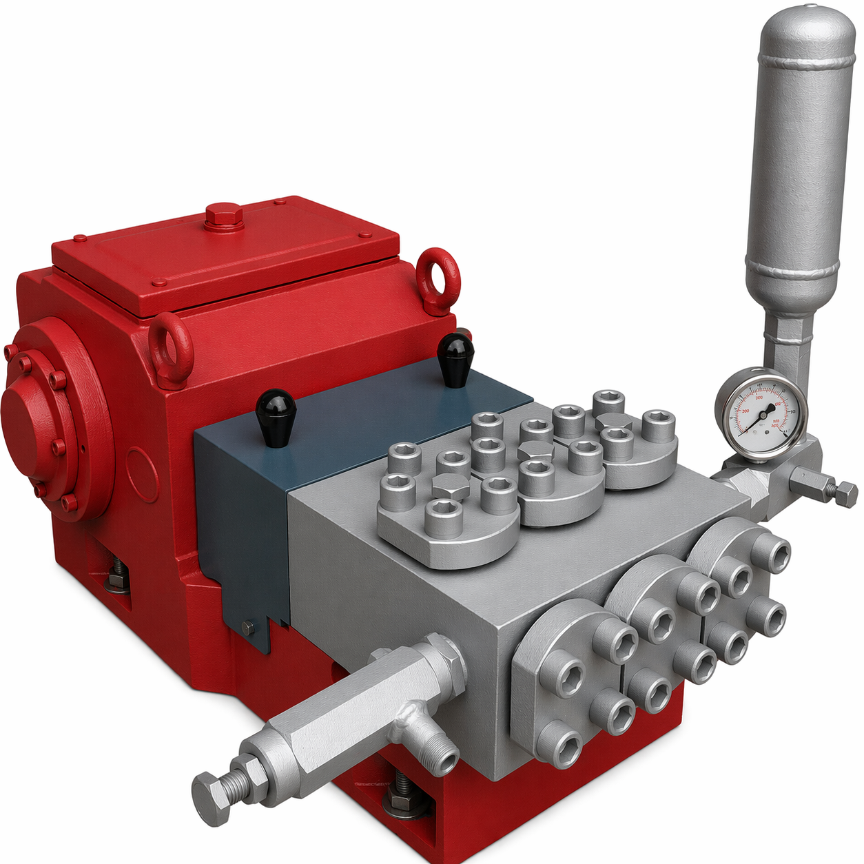 Stainless Steel Triplex Plunger Pump: 700 Bar