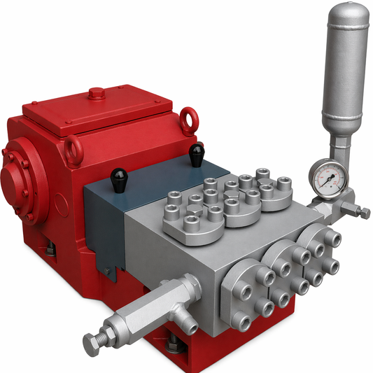 Stainless Steel Triplex Plunger Pump: 700 Bar