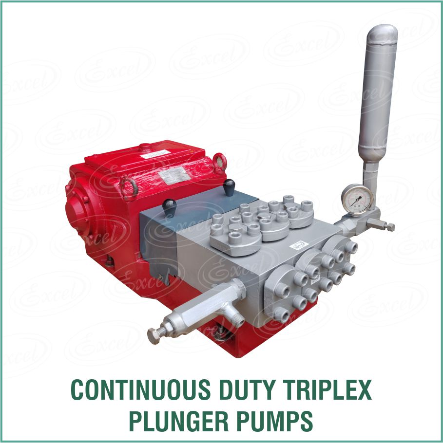 Triplex Plunger Pumps for Continuous Duty