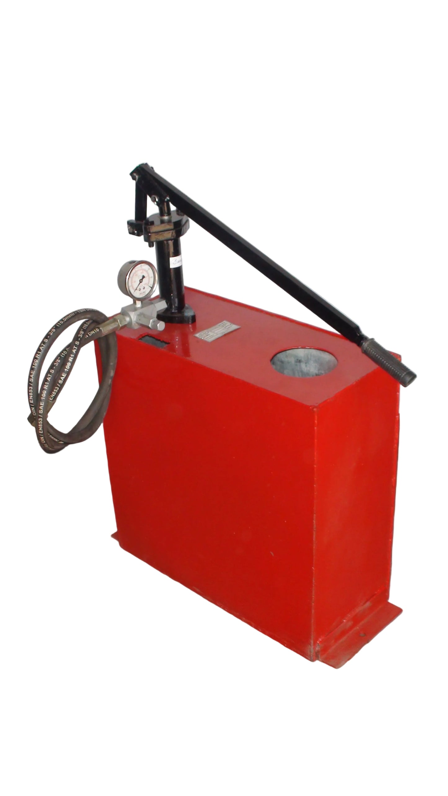 Manual Test Pumps: 50 LTR Suction Tank, 350 Bar to 500 Bar