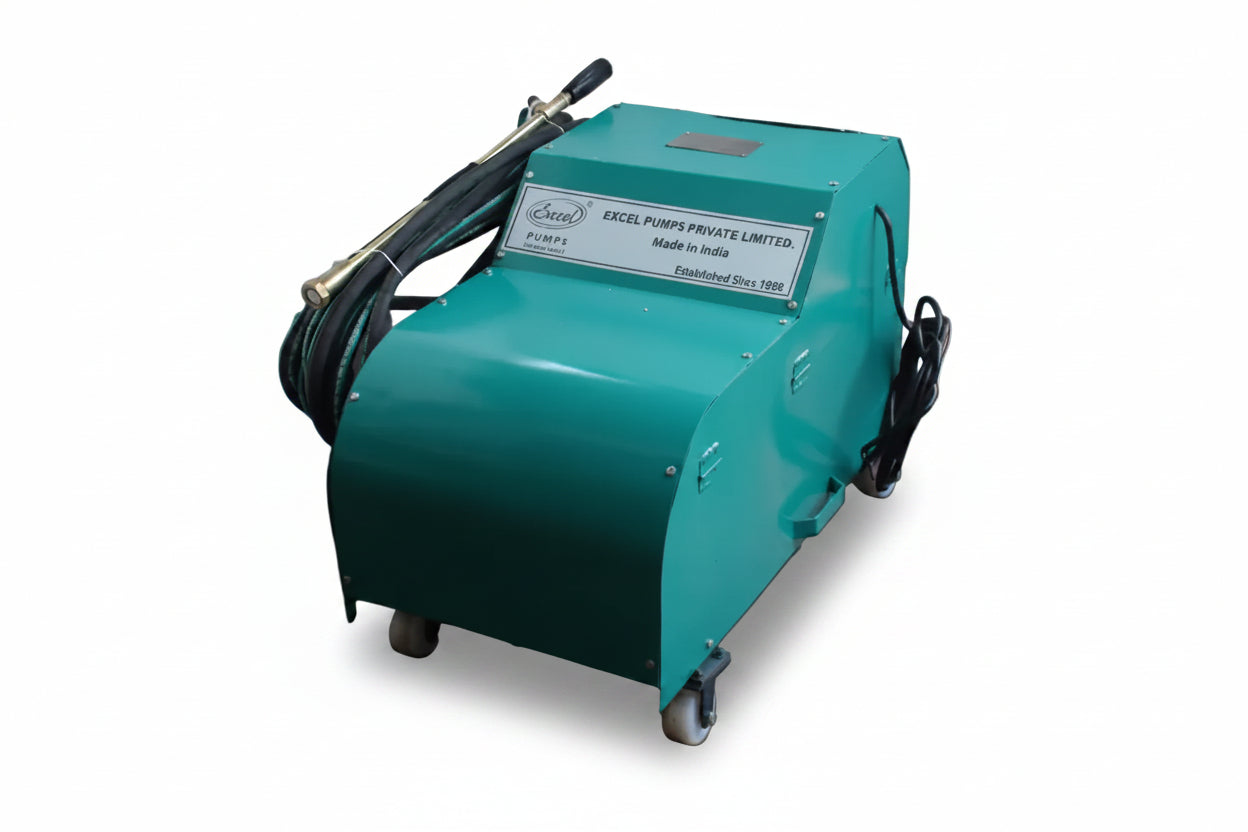 Jetting Pump - Triplex with Spray Gun, Canopy and Trolley Wheels